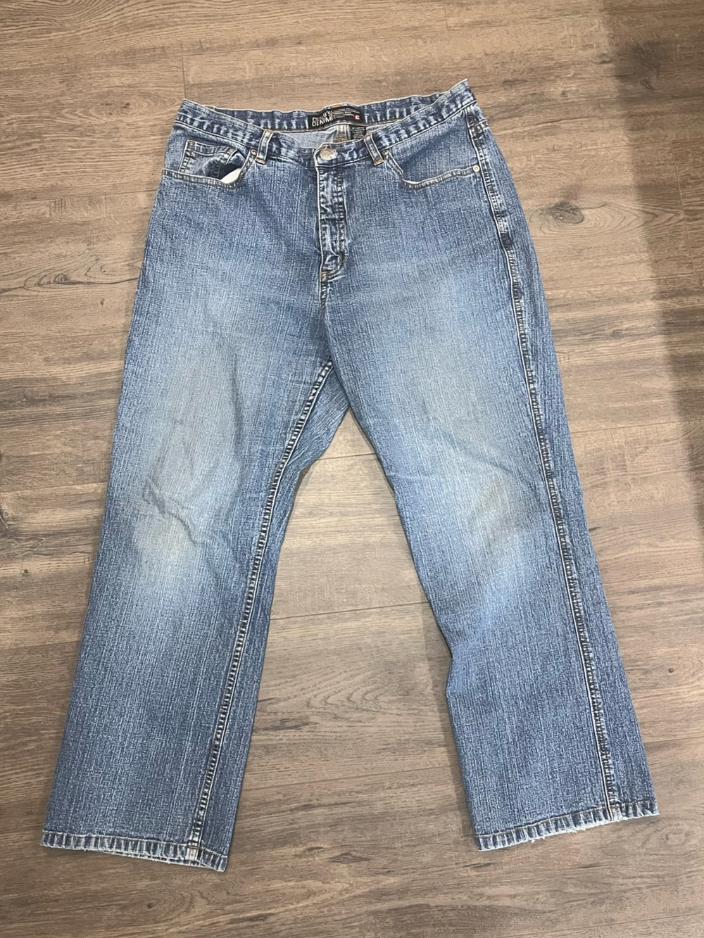 Chico's Men's Straight-Leg Light Blue Jeans